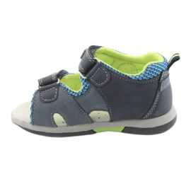 Sandali da bambino American Club DR13 blu navy verde 2
