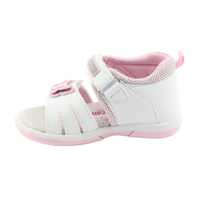 American Club Sandali da bambina American DR19 bianchi farfalla bianco rosa 2