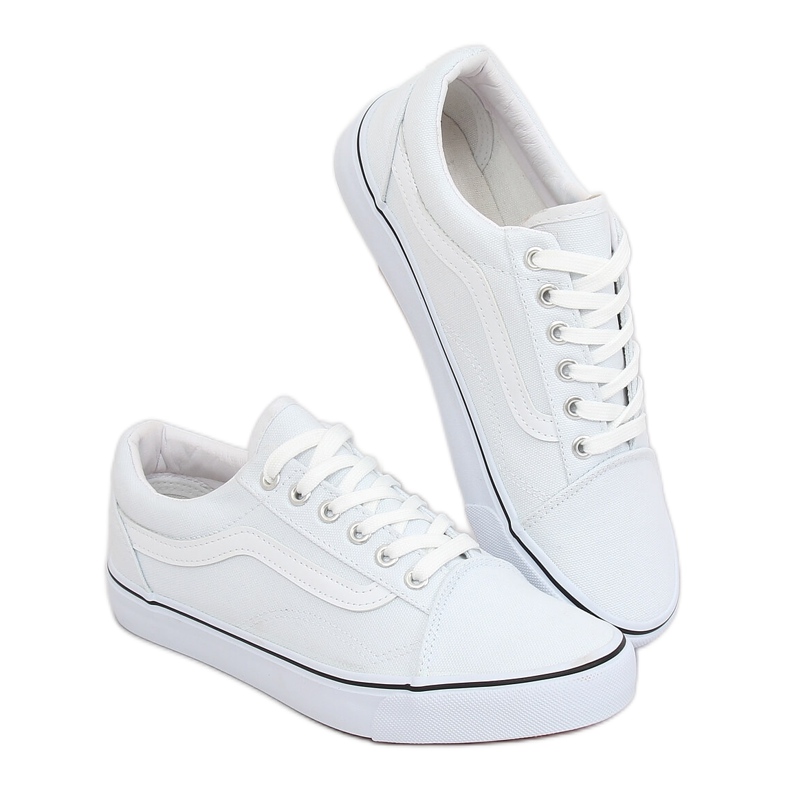 Sneakers da donna bianche LS-2091 White bianco 2