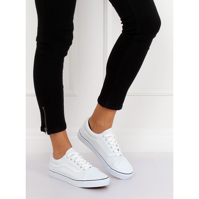 Sneakers da donna bianche LS-2091 White bianco 1