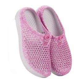 SHELOVET Pantofole sportive rosa 1