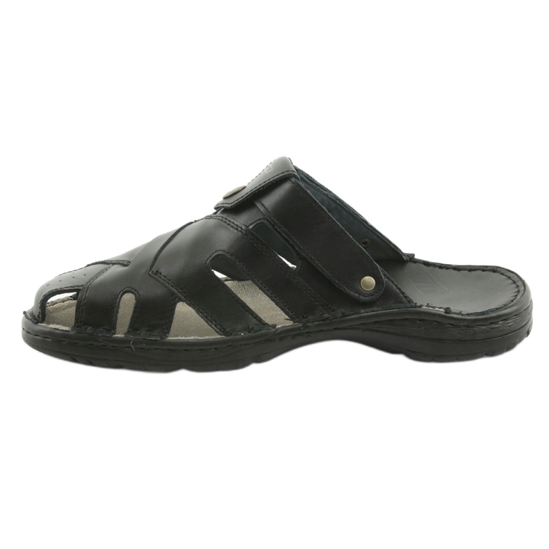 Pantofole da uomo Naszbut 051 nere nero 2
