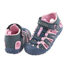 Sandali sportivi American Club blu rosa 4