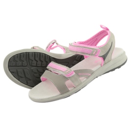 Sandali da bambina American Club HL12 grigi grigio rosa 5