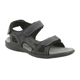 American Club Sandali sportivi americani HL06 nero blu navy 1