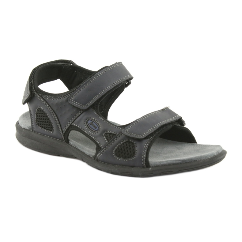 American Club Sandali sportivi americani HL06 nero blu navy 1