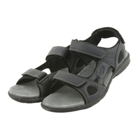 American Club Sandali sportivi americani HL06 nero blu navy 3