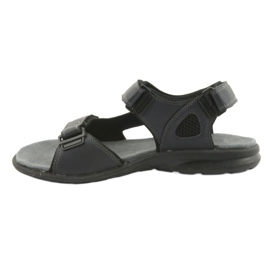 American Club Sandali sportivi americani HL06 nero blu navy 2