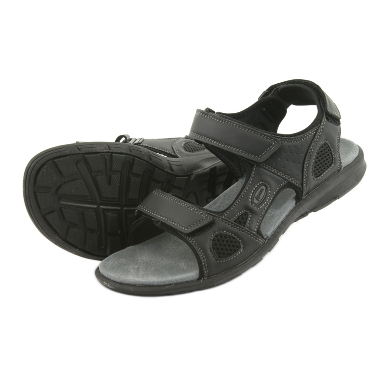 American Club Sandali sportivi neri HL06 americani nero 4