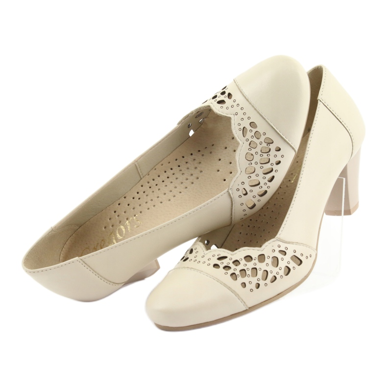 Scarpe da donna Gregors 745 beige 5