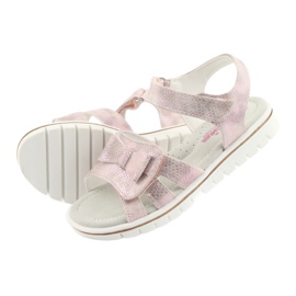 Sandali rosa con fiocco American Club GC25 4