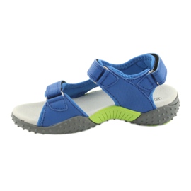 Sandali da bambino American Club HL16 blu / lime verde 2