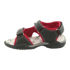 American Club Sandals Mostro Truck HL18 Inserto in pelle nera/rosso nero 2