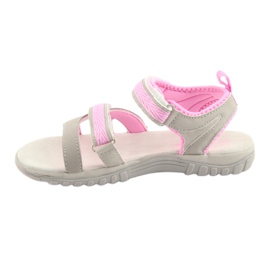 American Club American Sandals Sports Sports HL14 Grey/Pink grigio grigio 2