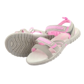 American Club American Sandals Sports Sports HL14 Grey/Pink grigio grigio 4