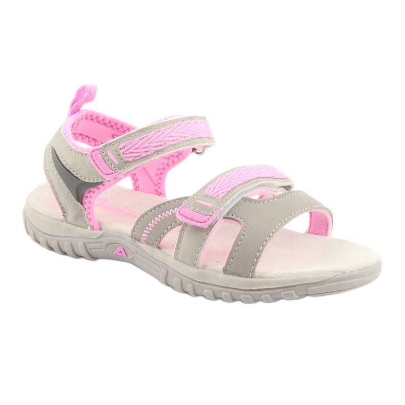 American Club American Sandals Sports Sports HL14 Grey/Pink grigio grigio 1