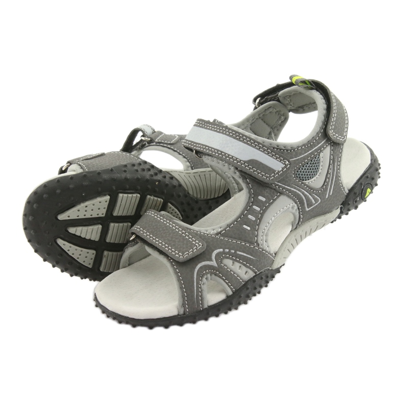Sandali sportivi da uomo American Club RL18 grigio 4