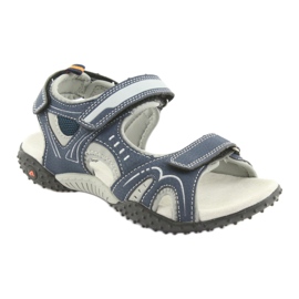 Sandali da bambino American Club RL18 blu navy grigio 1