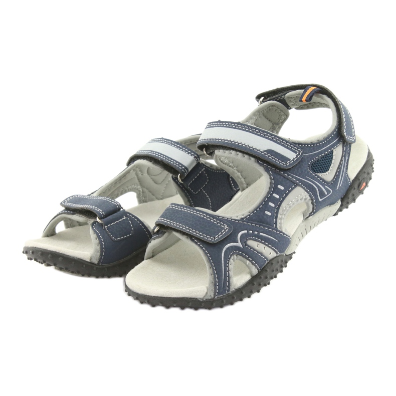Sandali da bambino American Club RL18 blu navy grigio 3