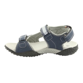 Sandali da bambino American Club RL18 blu navy grigio 2