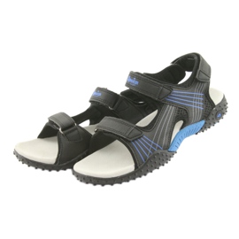 Sandali da bambino American Club HL15 neri nero blu 3