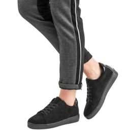 Lucky Shoes Scarpe sportive in pelle scamosciata nero 1