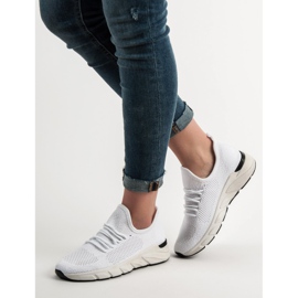 SHELOVET Scarpe sportive ariose bianca 2