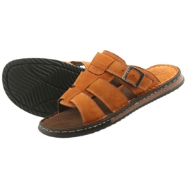 American Club American's Men's Flip Flip Lightweight Podka06 Brown marrone 4