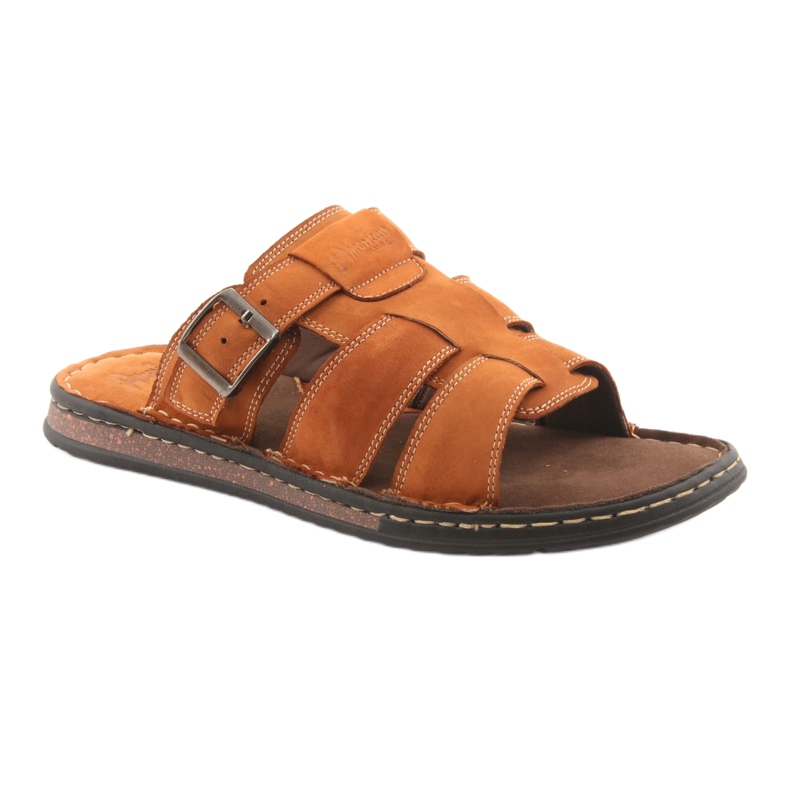 American Club American's Men's Flip Flip Lightweight Podka06 Brown marrone 1