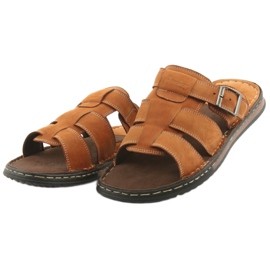 American Club American's Men's Flip Flip Lightweight Podka06 Brown marrone 3
