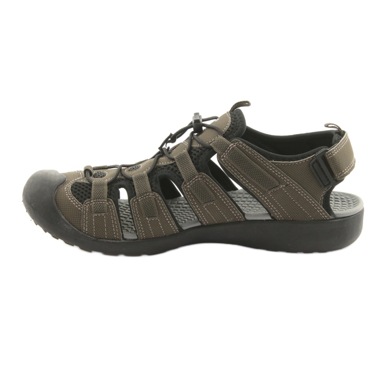 American Club Sandali sportivi cachi americani HL02 nero multicolore verde 2