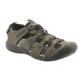 American Club Sandali sportivi cachi americani HL02 nero multicolore verde 1