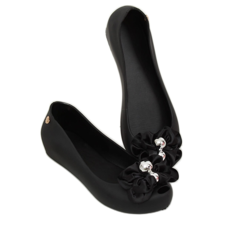 Ballerine Meliski con fiocco nero CK-86P Black 1