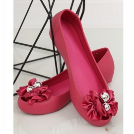 Ballerine Meliski con fiocco fucsia CK-86P Fuchsia rosa 1