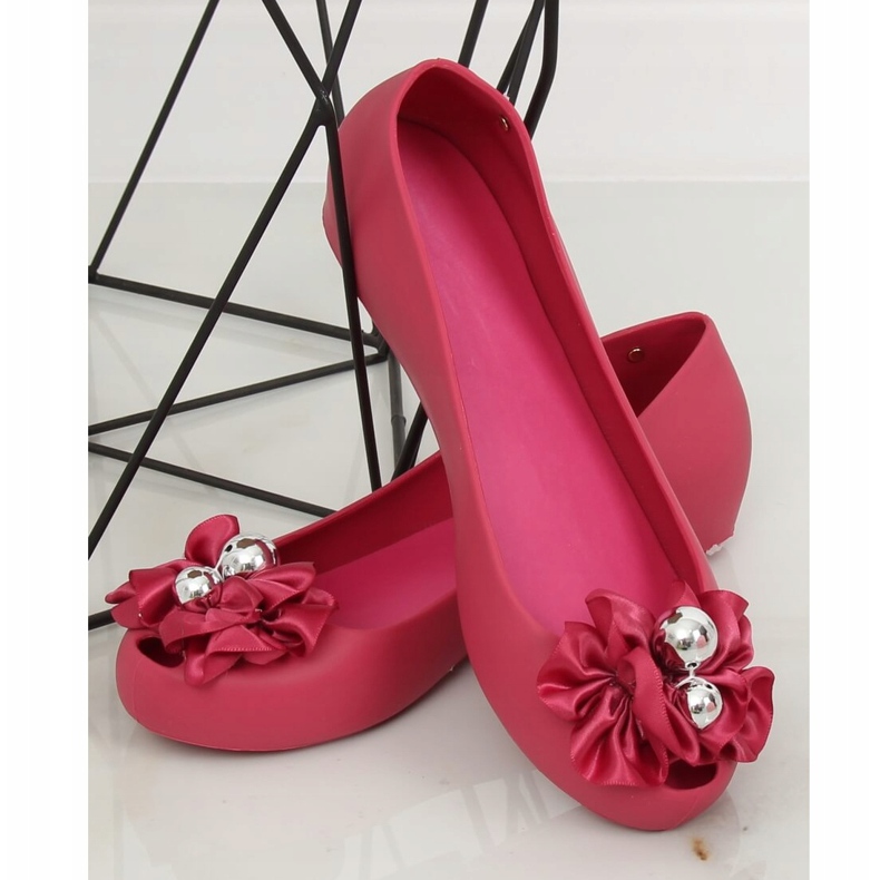 Ballerine Meliski con fiocco fucsia CK-86P Fuchsia rosa 1