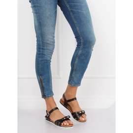 Sandali neri da donna G210 Black nero 1