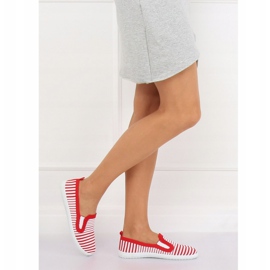 Sneakers slipon rosse XJ-2909 Rosse bianco rosso 2