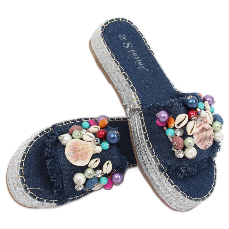 Blu JH80 Espadrillas jeans blu multicolore 1