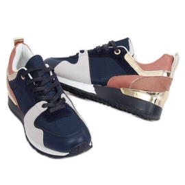 Blu B-01 Scarpe sportive blu multicolore blu navy 1