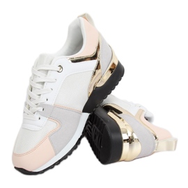 Scarpe sportive bianche B-01 BIANCO/ROSA multicolore 1