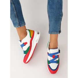 Scarpe sportive colorate 8801 Blu bianco multicolore 1