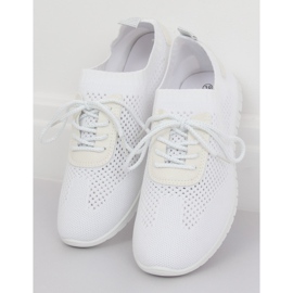 Scarpe sportive bianche B111-12 Bianco bianca 1