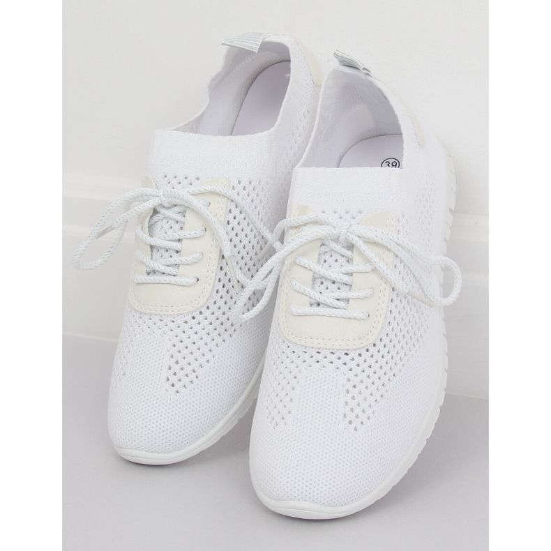Scarpe sportive bianche B111-12 Bianco bianca 1