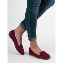 SHELOVET Signori in pelle scamosciata rosso 2