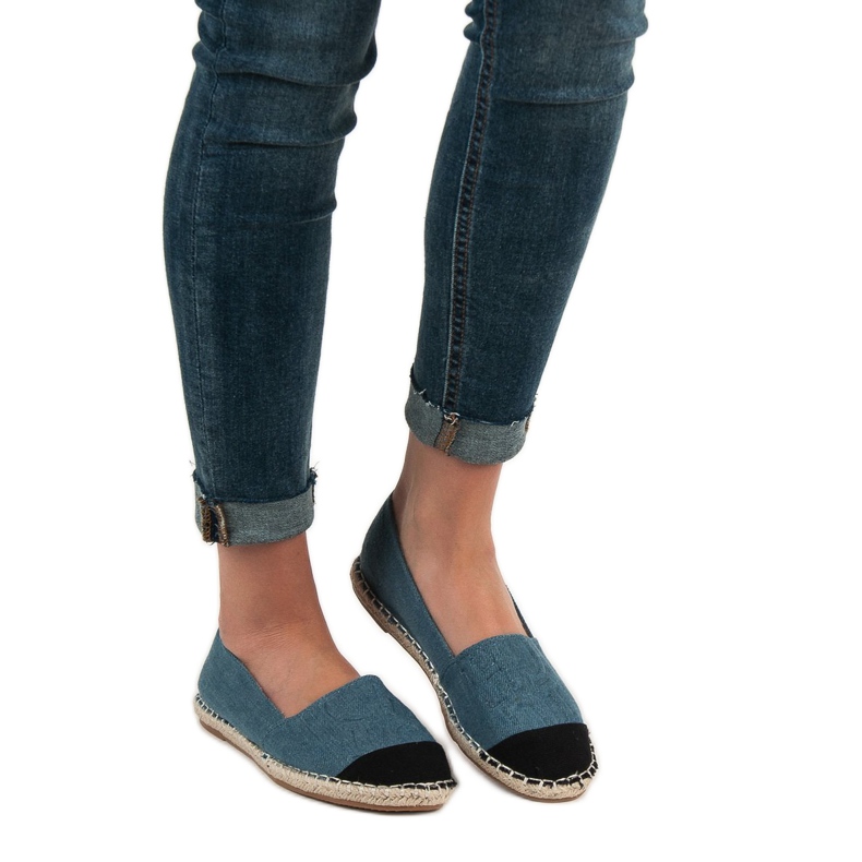 Espadrillas in denim VICES blu 1