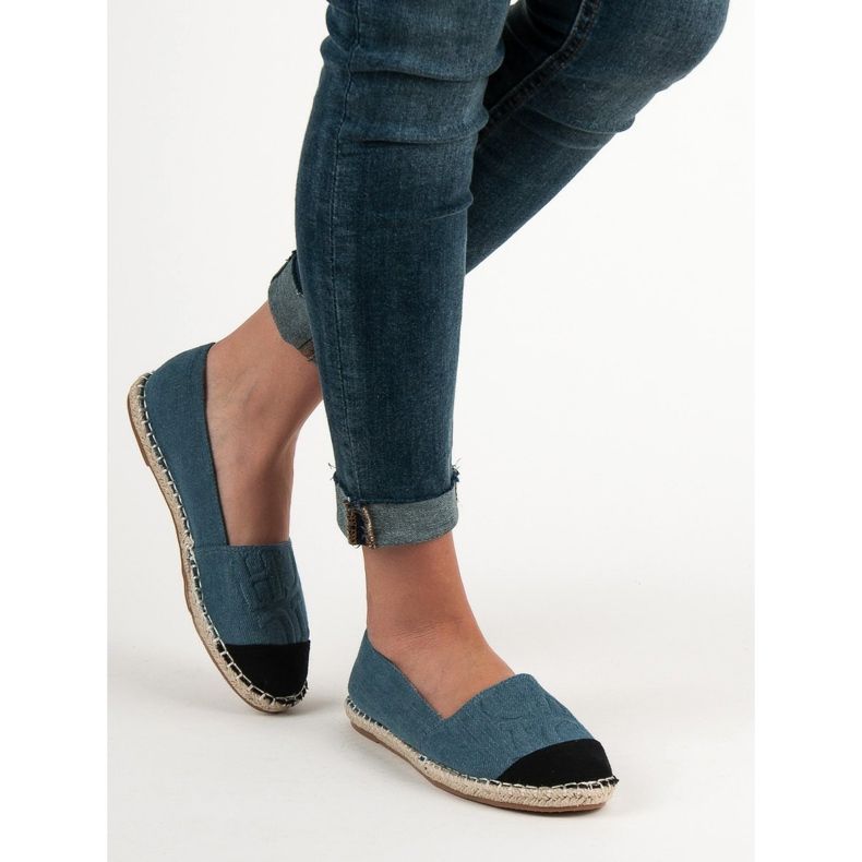Espadrillas in denim VICES blu 2