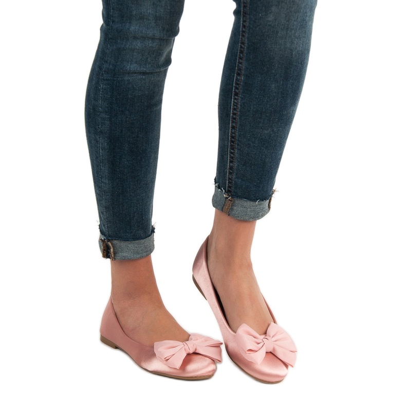 BELLAMILA Ballerine in raso rosa 1