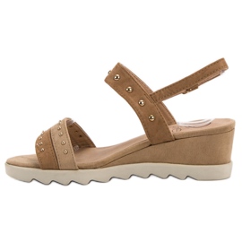 Kylie Sandali Con Strass marrone 2