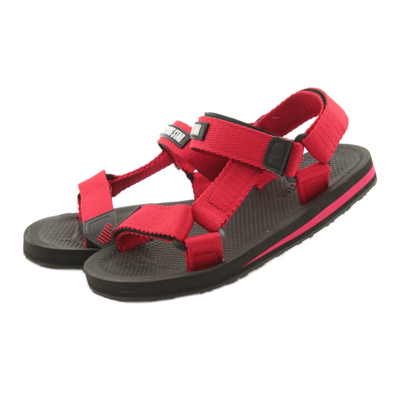 Sandali in tessuto Big Star 274A285 ROSSO 3