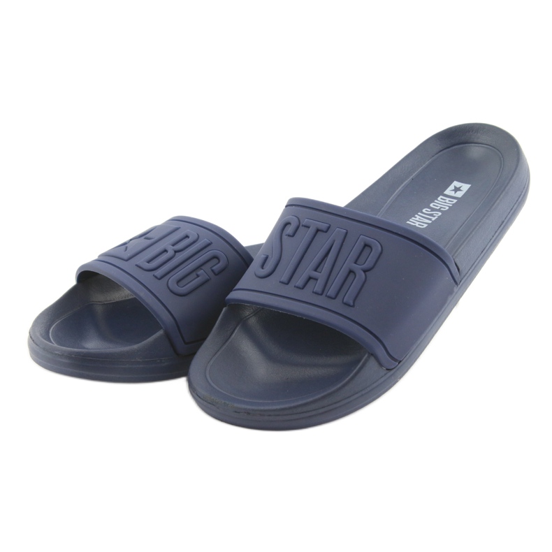 Pantofole Big Star profilate 374155 blu navy 3